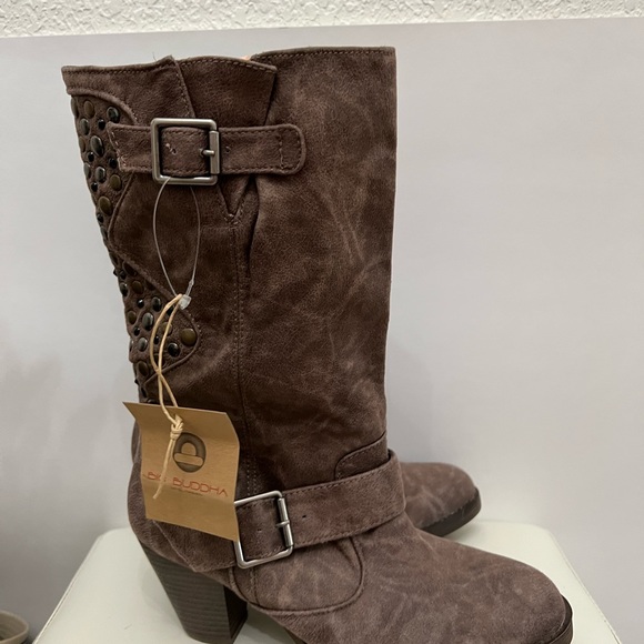 Big Buddha Suede Studded Boots Size 9.5 NWT - Picture 4 of 8